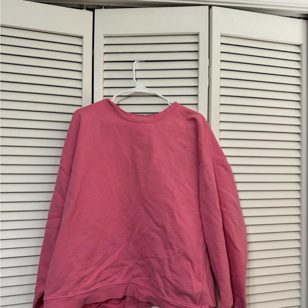 Daily Drills Pink Crewneck Sweatshirt